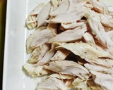 ささみのしっとりレンジ蒸し＆貝割れサラダ作り方5写真