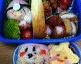 ●運動会弁当● キャラ弁作り方4写真