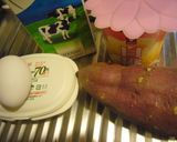 ❤超絶スイートポテトケイクwith桃❤作り方1写真