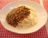 ♪ジャージャー麺風きしめん♪作り方6写真
