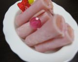 新ショウガのハム巻き♪作り方4写真