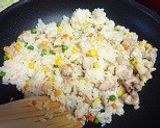 簡単ウマ！チキンホワイトライスの春巻き作り方2写真