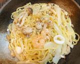 シーフード☆バター焼きそば作り方4写真