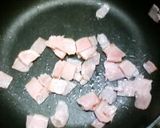 ベーコンとわさび醤油のスパゲティ作り方3写真
