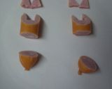 普通の道具で簡単キャラ弁！万歳坊や！作り方3写真