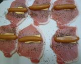 ウインナーの肉巻き作り方1写真