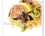 レモンでさっぱり！サンマの和風パスタ作り方6写真