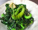 秋の一皿★葉とうがらしのにんにく炒め煮作り方6写真
