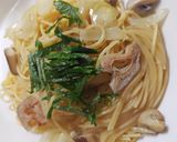 いろいろきのことれんこんのパスタ作り方10写真