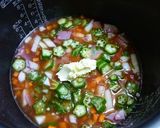 スイッチを押すだけ～　『炊飯器ピラフ』作り方5写真