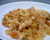 スイッチを押すだけ～　『炊飯器ピラフ』作り方7写真