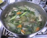 野菜たっぷりあったか和風スープ作り方4写真