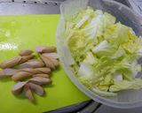 白菜とソーセージの簡単煮物作り方1写真