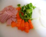 サッポロ一番ちゃんぽんで塩焼きそば♪作り方1写真