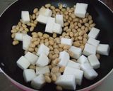 簡単♪はんぺん&大豆の胡麻旨☆和え作り方3写真