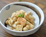 簡単♪はんぺん&大豆の胡麻旨☆和え作り方6写真