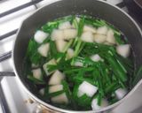 はんぺん＆ニラ＆卵の中華風スープ♪作り方2写真