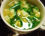 はんぺん＆ニラ＆卵の中華風スープ♪作り方4写真