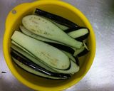 簡単ヘルシー！なすとさんまのせるだけ～★作り方1写真