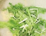 お酒のアテにも水菜の御味噌汁作り方3写真