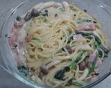 レンジでパパッと簡単♪クリームパスタ作り方8写真