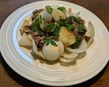 新玉葱いっぱい 牛肉の炒めもの作り方10写真