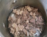 圧力鍋で作る🐮牛すじと根菜の味噌煮込み作り方4写真