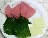 お弁当にチーズと大葉の一口かつ作り方1写真