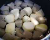 山形置賜(米沢)地方風の芋煮作り方3写真