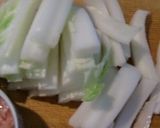 白菜の芯とツナ缶で味噌貝焼き風作り方2写真