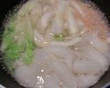 白菜の芯とツナ缶で味噌貝焼き風作り方3写真