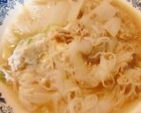 白菜の芯とツナ缶で味噌貝焼き風作り方5写真