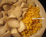 とろふわ♪里芋とコーンのマヨチーズ焼き作り方1写真