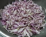 食用菊のカラシ酢みそあえ　(季節限定)作り方2写真