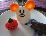 ハロウィンに！ゆでたまごミッキー作り方3写真