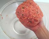 ❤誕生日にケーキ風ハンバーグ❤作り方4写真