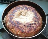 ❤誕生日にケーキ風ハンバーグ❤作り方10写真