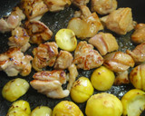 シェフ直伝！旬の栗と鶏肉の中華風八角炒め作り方9写真