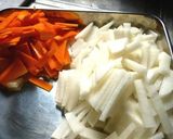 鯖缶ＤＥ船場味噌汁作り方1写真