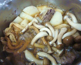 牛肉と長芋と切り干し大根の煮物作り方7写真