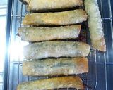 餃子の皮揚げインゲン巻き作り方5写真