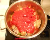 チキンのトマト煮☆サフランライス添え作り方12写真