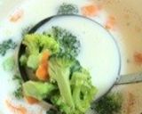 簡単ほっこり♡野菜とミルクのスープ作り方2写真
