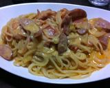 ☆トマトと生ハムの簡単クリームパスタ☆作り方10写真