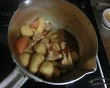 里芋と鶏肉のこくまろ煮作り方7写真
