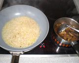 乾物きのこがいい味出してます！リゾット作り方4写真