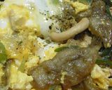 ハゼ玉丼　キノコ入り作り方12写真