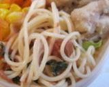 ♡梅干しと大葉のバター醤油パスタ♡作り方6写真