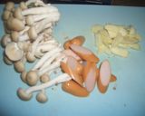 バターしょうゆきのこスパ作り方2写真