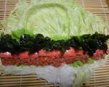 今日のおつまみ♪キャベツロール作り方1写真